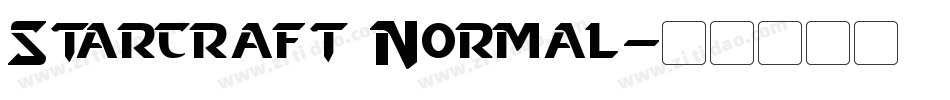 Starcraft Normal字体转换